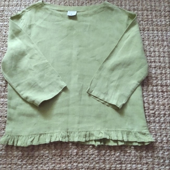 Lagenlook Click by Color Me Cotton Linen Top - Picture 2 of 7